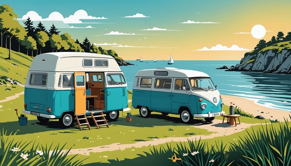 Découvrez le Charme du Camping Van en Bretagne à L'Île Verte : Une Expérience Insolite